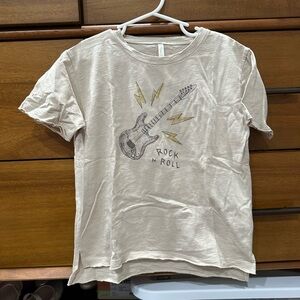 Rock & Roll Graphic Kids Tee - Cream